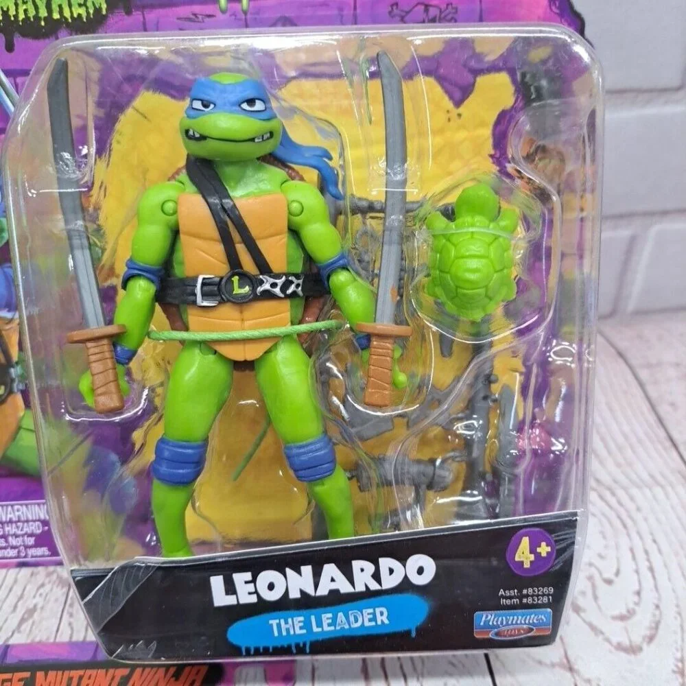 Teenage Mutant Ninja Turtles Mutant Mayhem Action Figures 4-Pack: Raphael Leonar